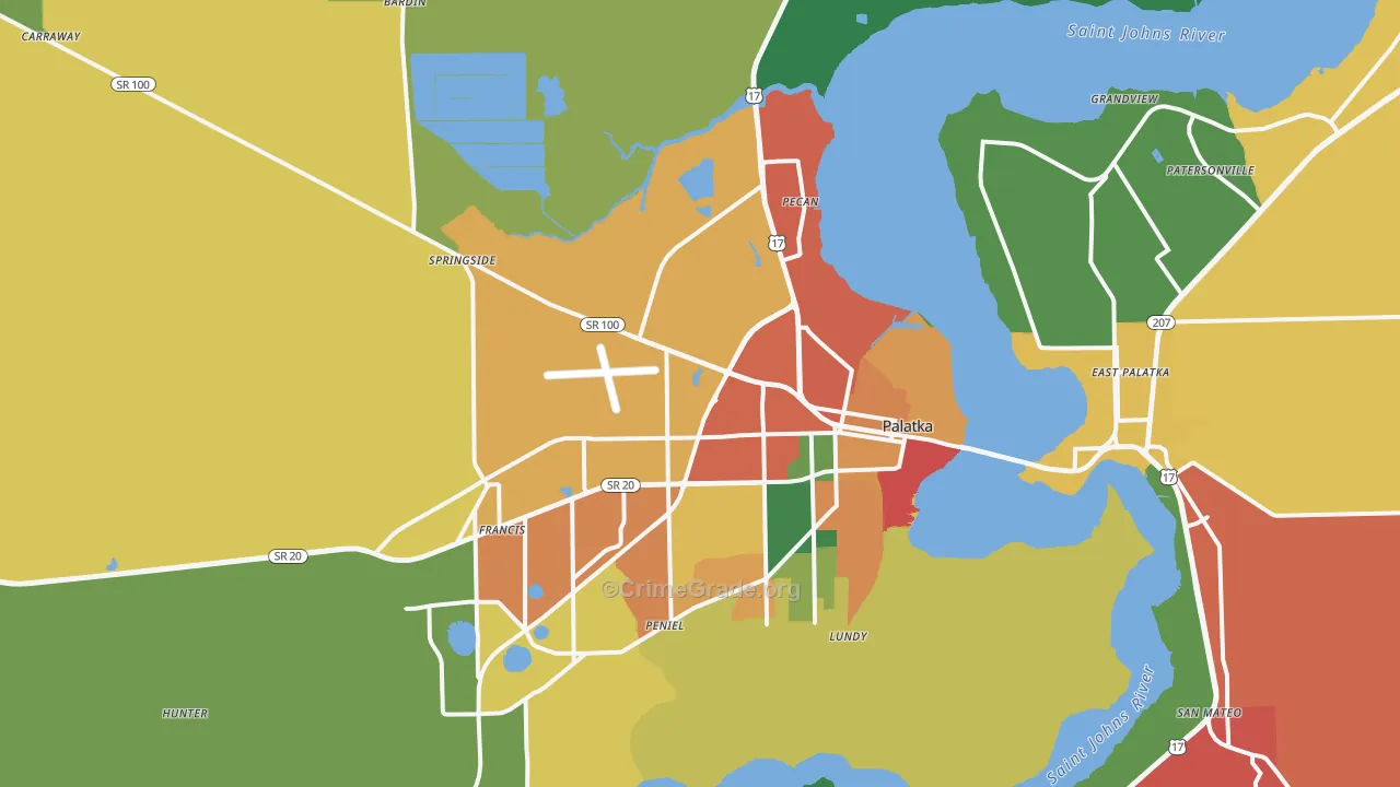 32177, FL Map of Theft Rates