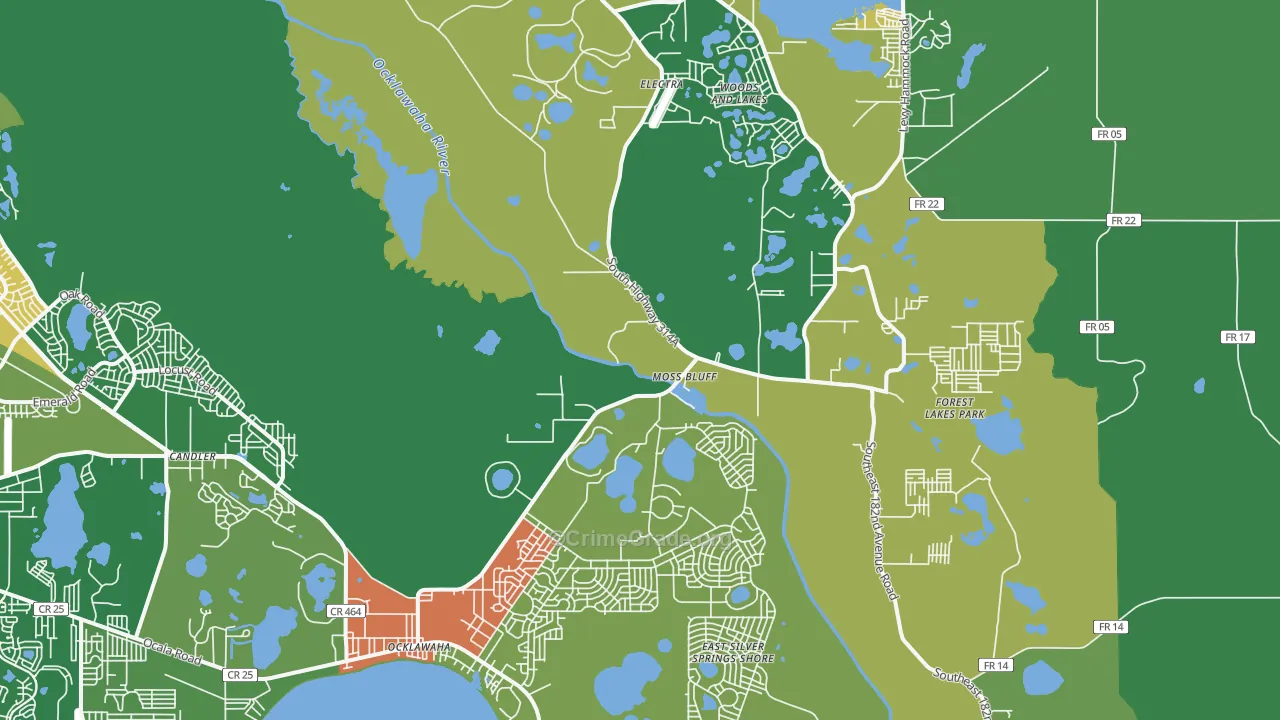 32179, FL Map of Theft Rates