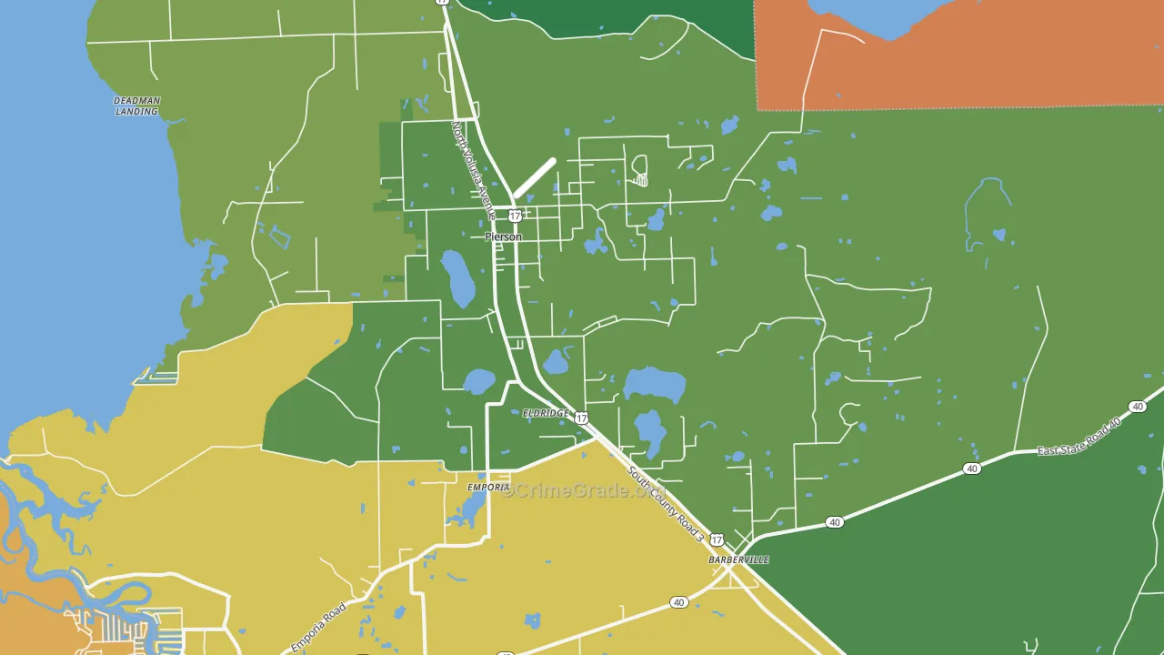 32180, FL Map of Theft Rates