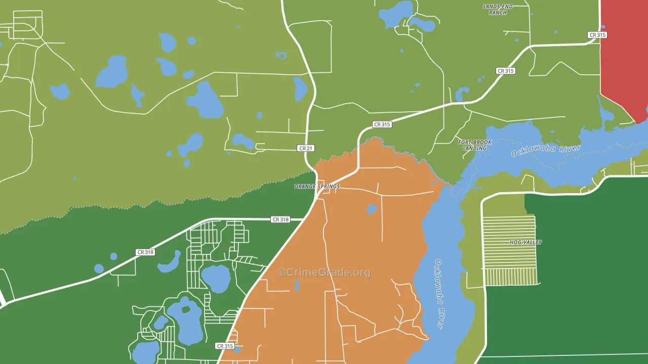 32182, FL Map of Theft Rates