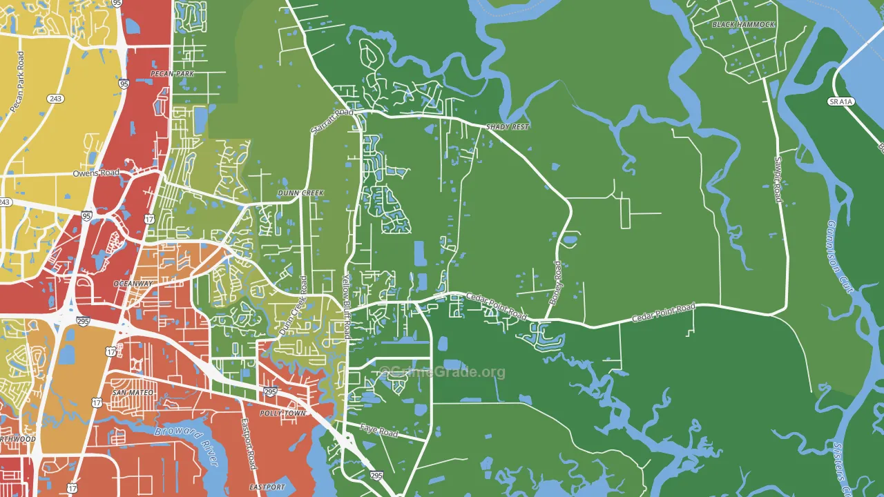 32226, FL Map of Theft Rates
