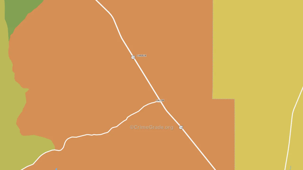 32356, FL Map of Theft Rates