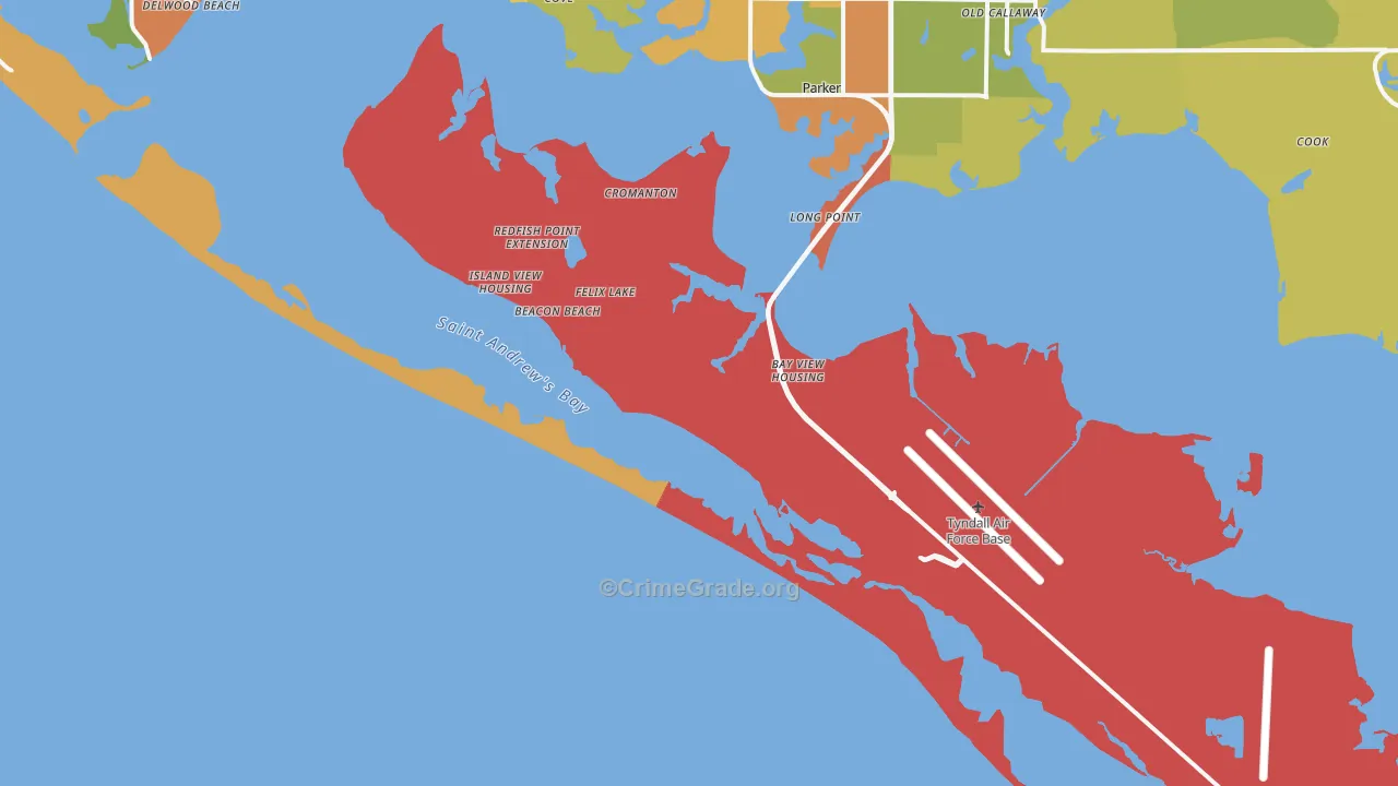 32403, FL Map of Theft Rates