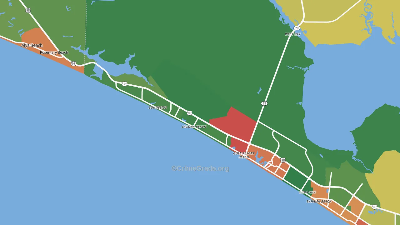 32413, FL Map of Theft Rates