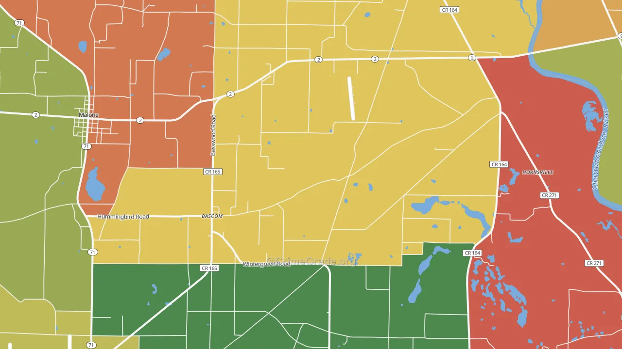 32423, FL Map of Theft Rates
