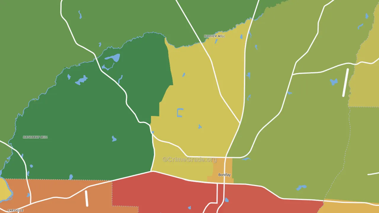 32425, FL Map of Theft Rates