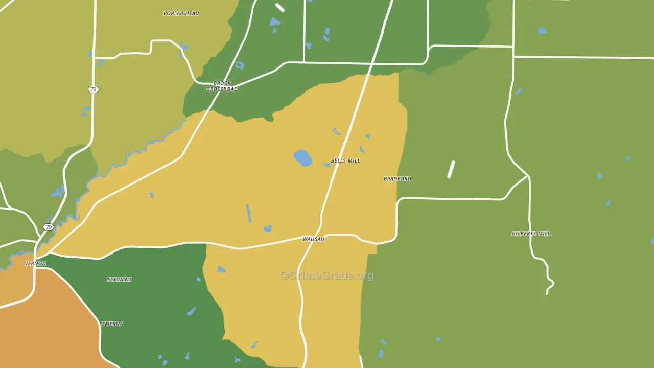 32428, FL Map of Theft Rates