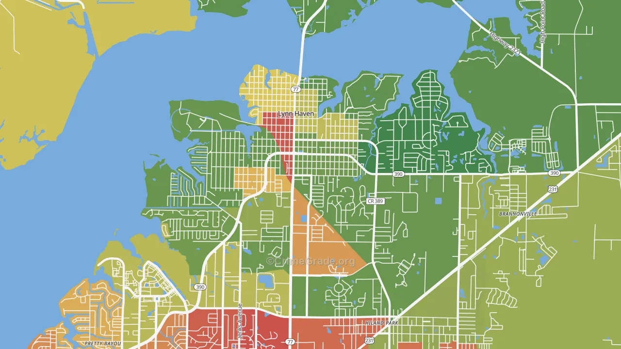 32444, FL Map of Theft Rates