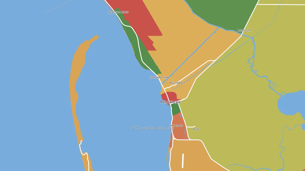 32456, FL Map of Theft Rates