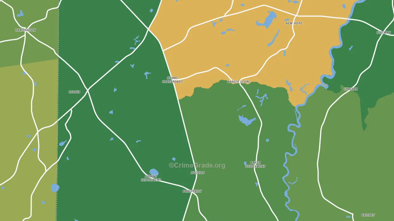 32464, FL Map of Theft Rates