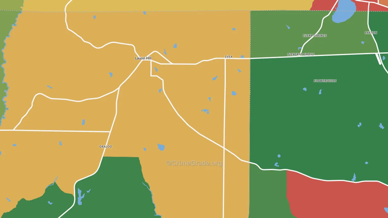 32567, FL Map of Theft Rates