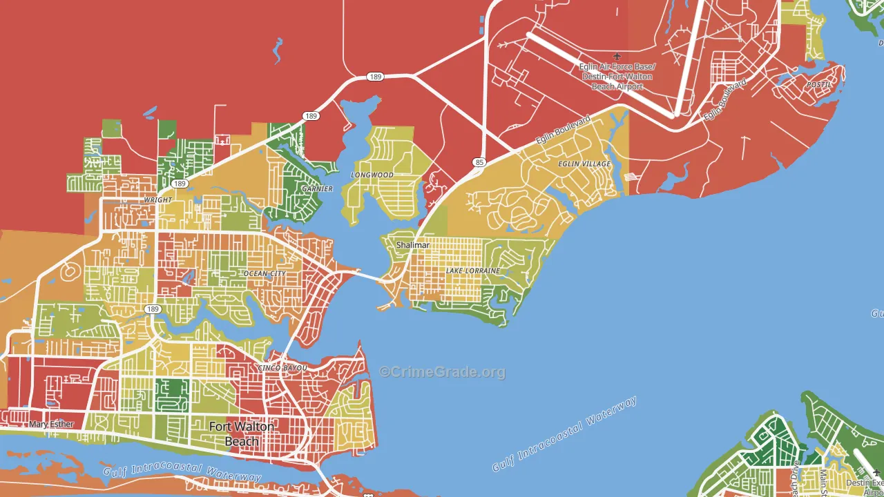 32579, FL Map of Theft Rates
