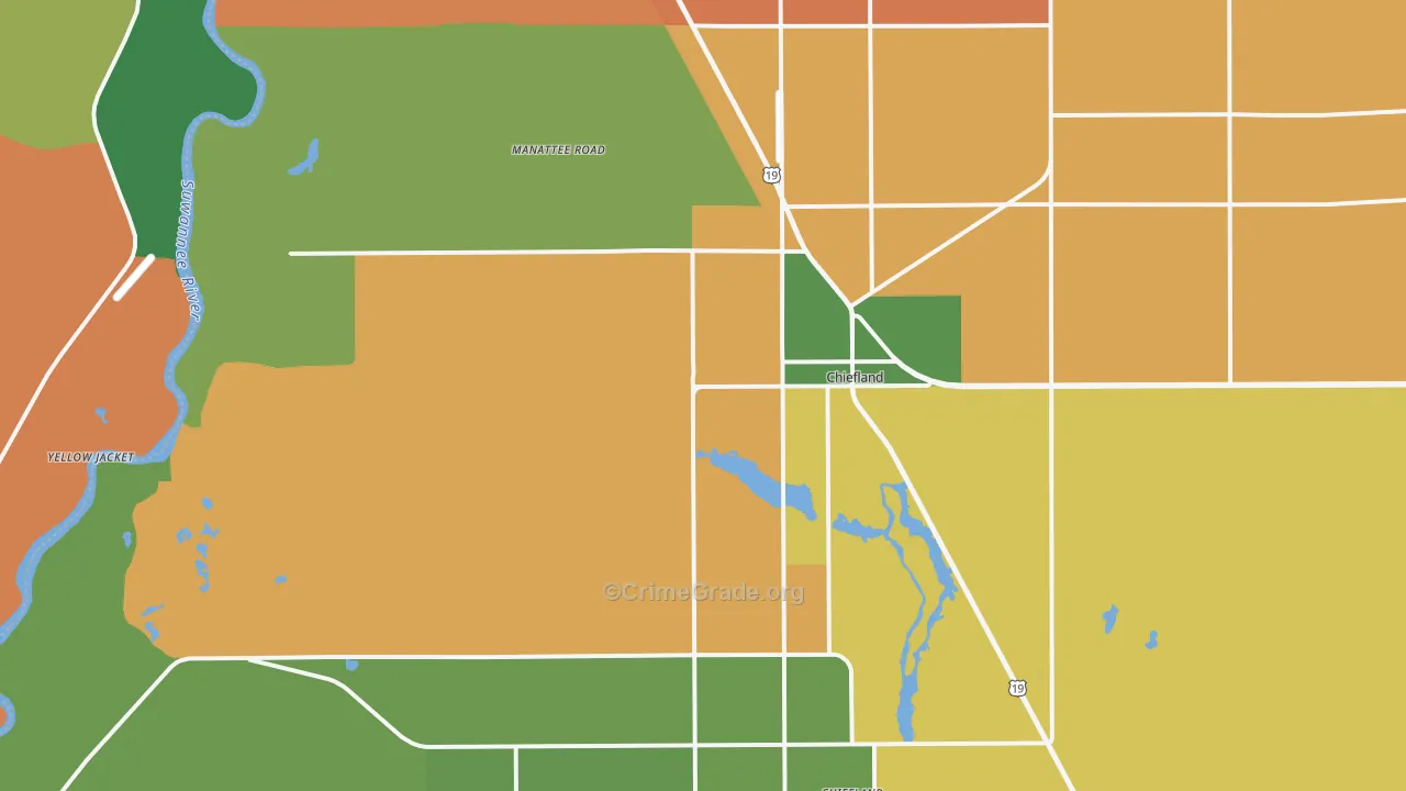 32626, FL Map of Theft Rates