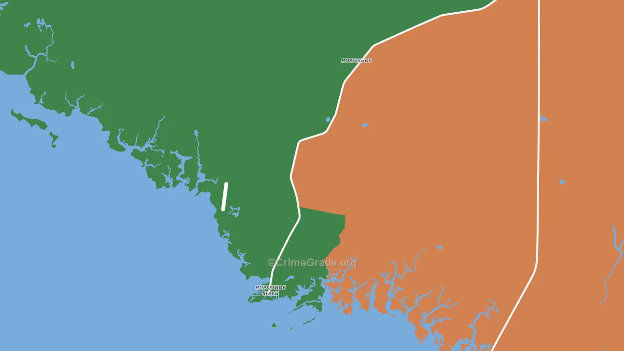 32648, FL Map of Theft Rates