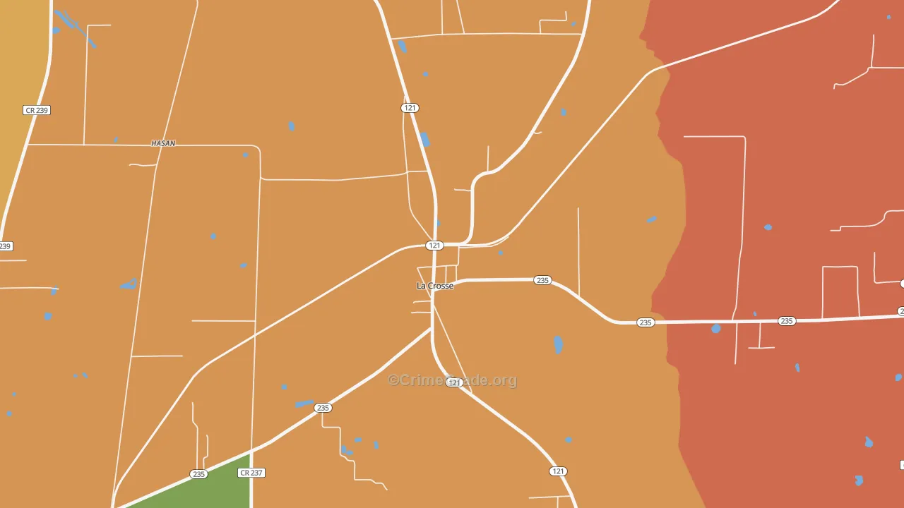 32658, FL Map of Theft Rates
