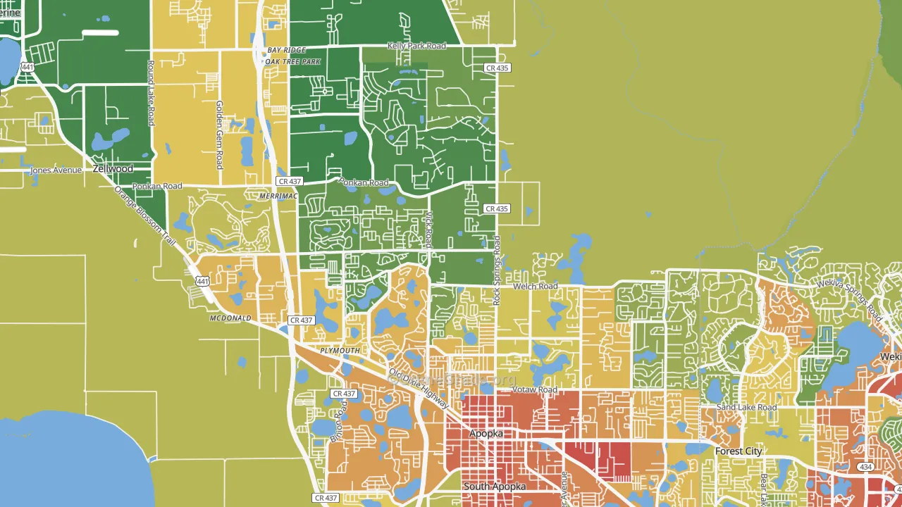 32712, FL Map of Theft Rates