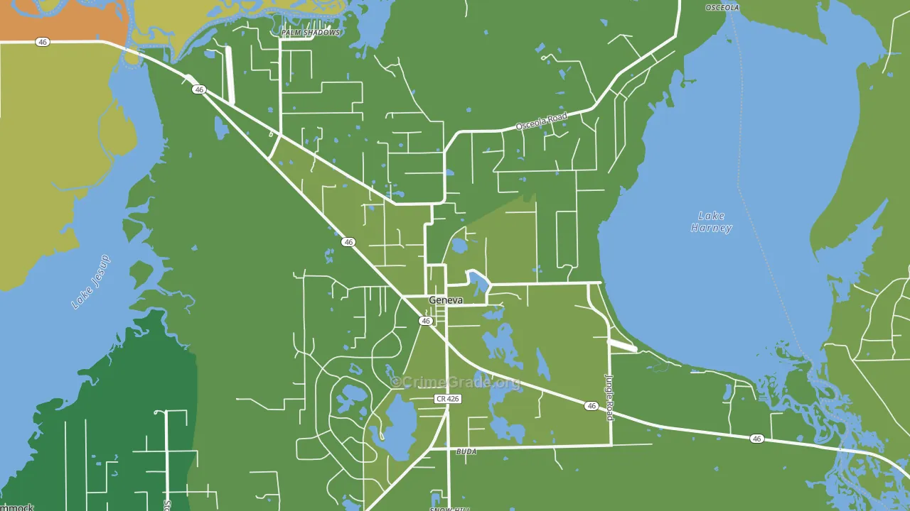 32732, FL Map of Theft Rates