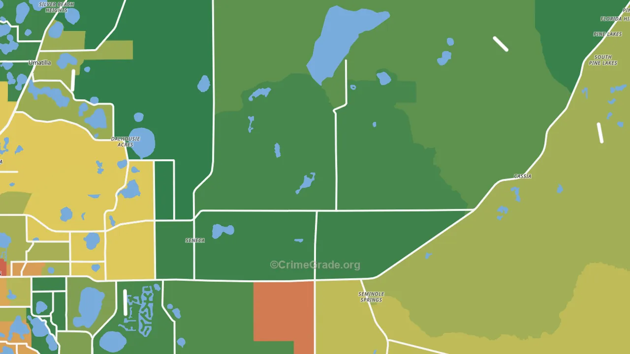 32736, FL Map of Theft Rates