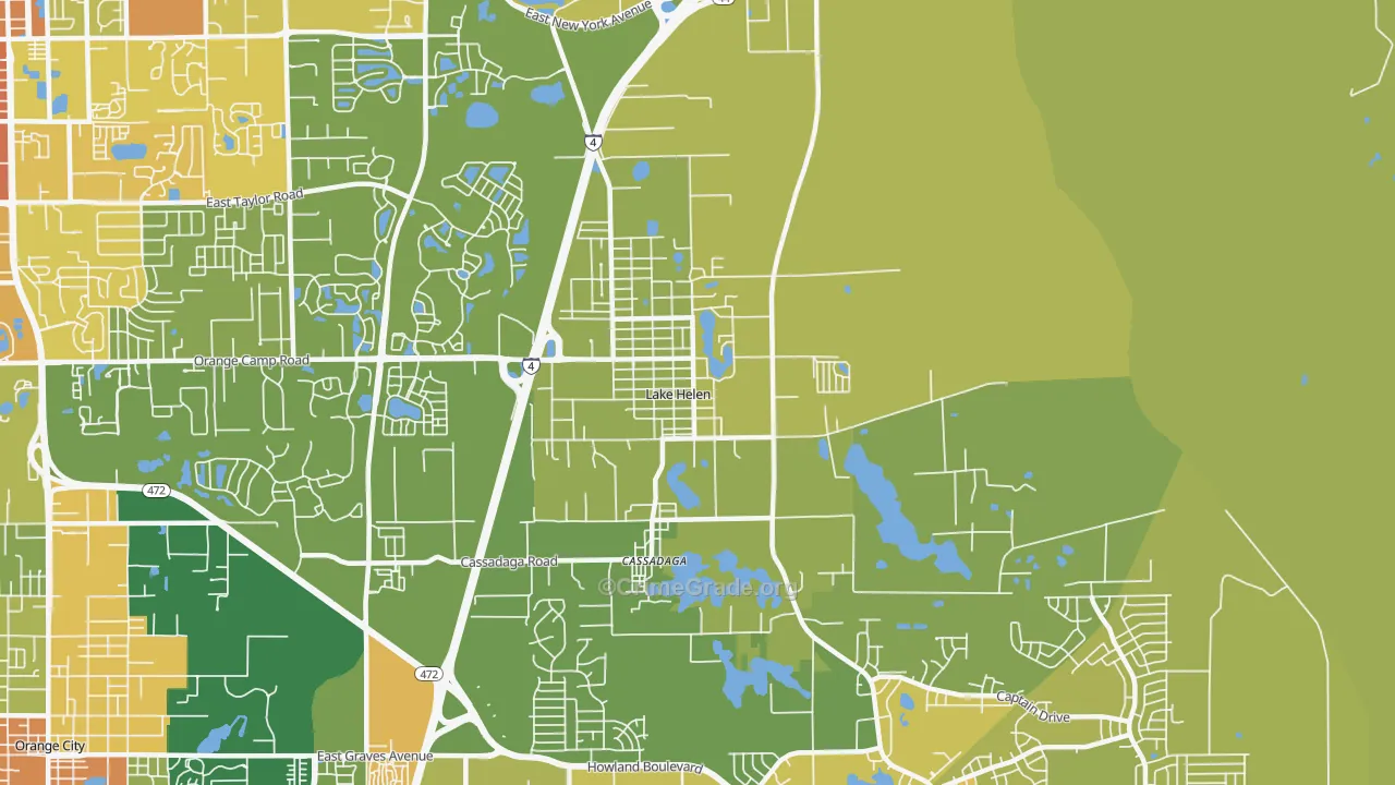 32744, FL Map of Theft Rates