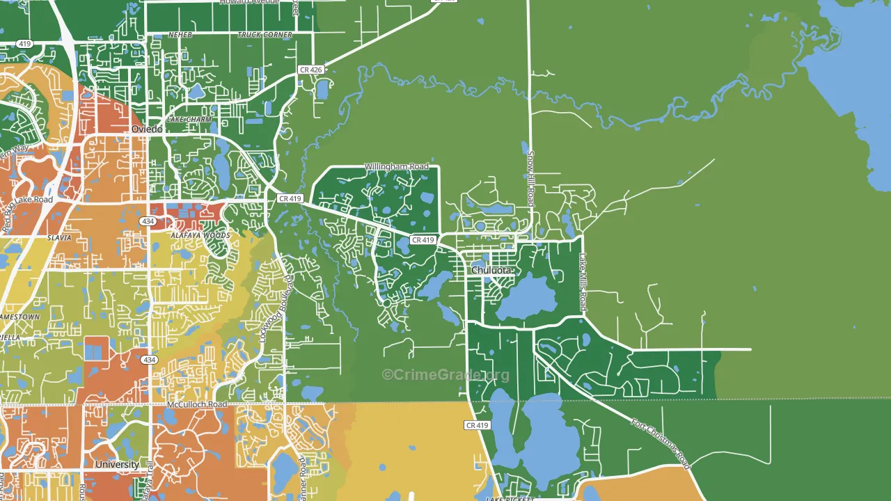 32766, FL Map of Theft Rates
