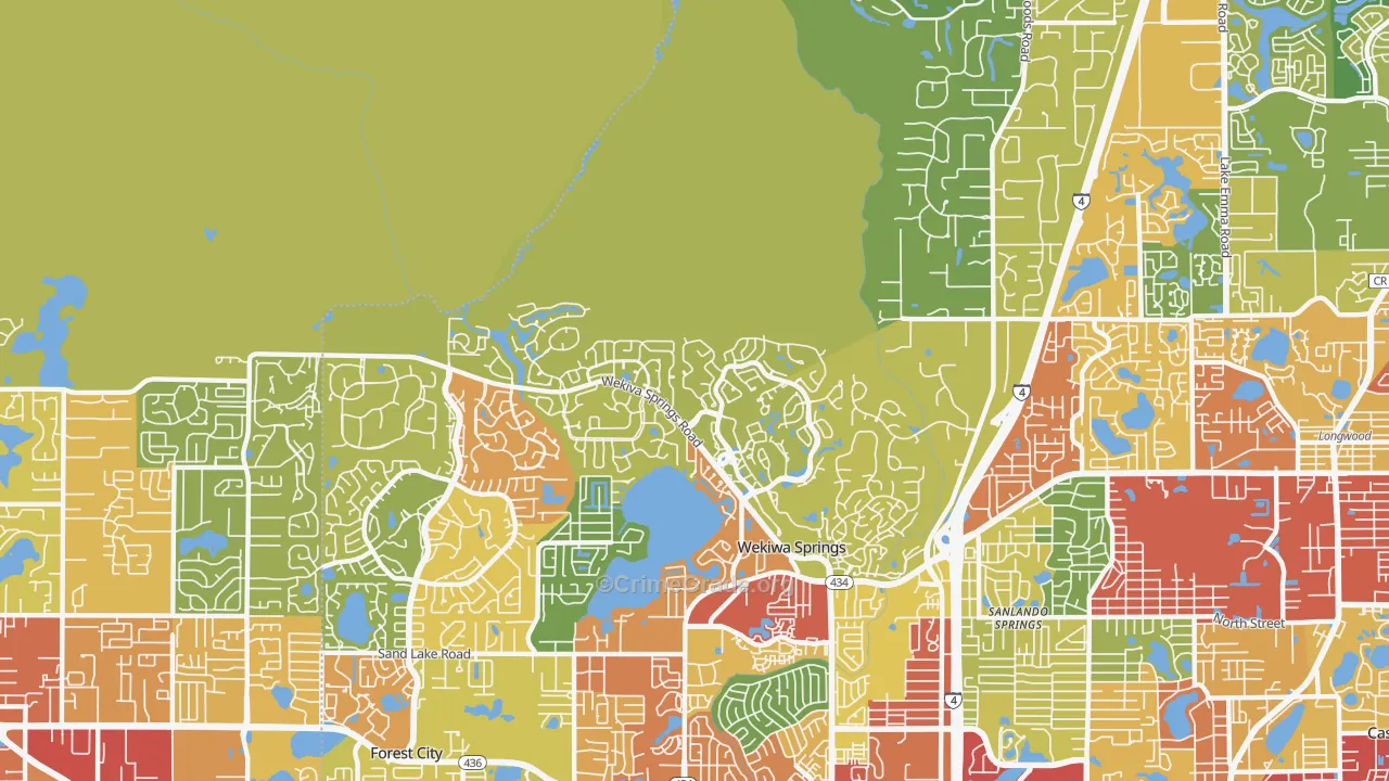 32779, FL Map of Theft Rates