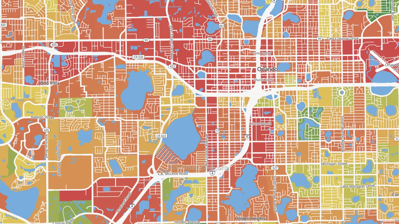 32805, FL Map of Theft Rates