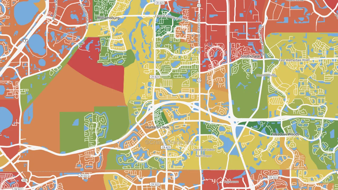 32837, FL Map of Theft Rates