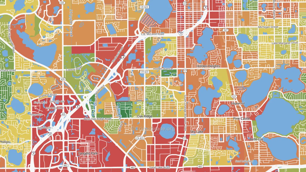 32839, FL Map of Theft Rates