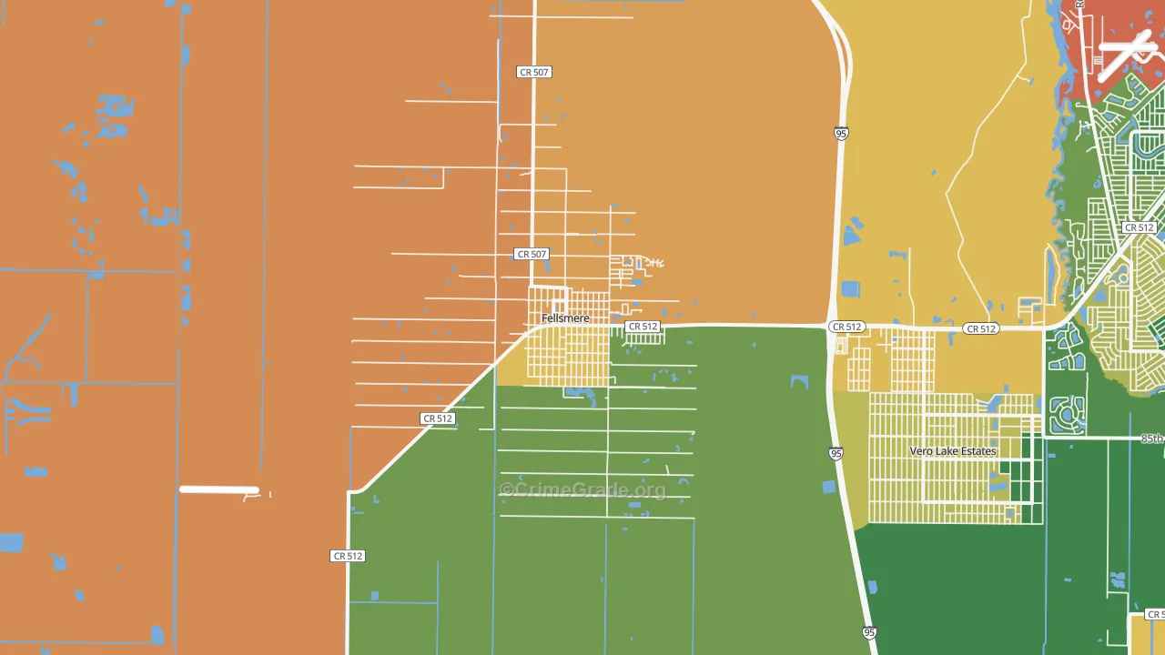 32948, FL Map of Theft Rates