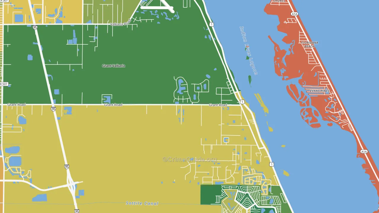 32949, FL Map of Theft Rates