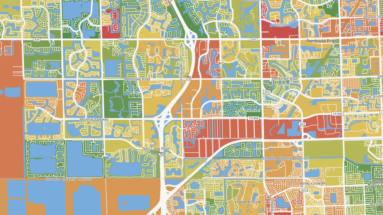 33027, FL Map of Theft Rates