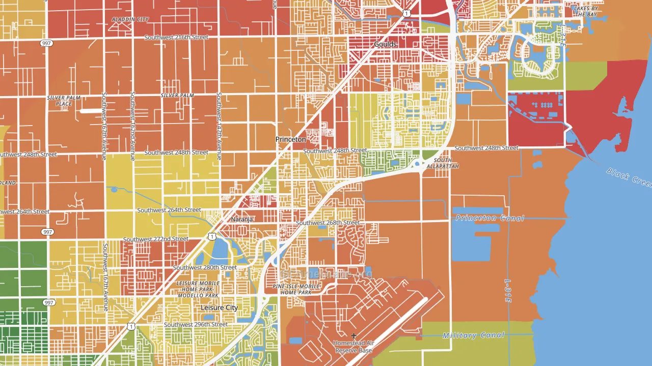 33032, FL Map of Theft Rates