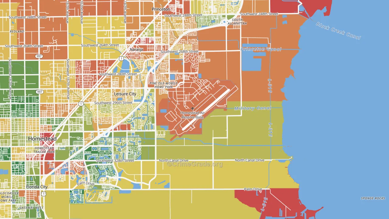 33039, FL Map of Theft Rates