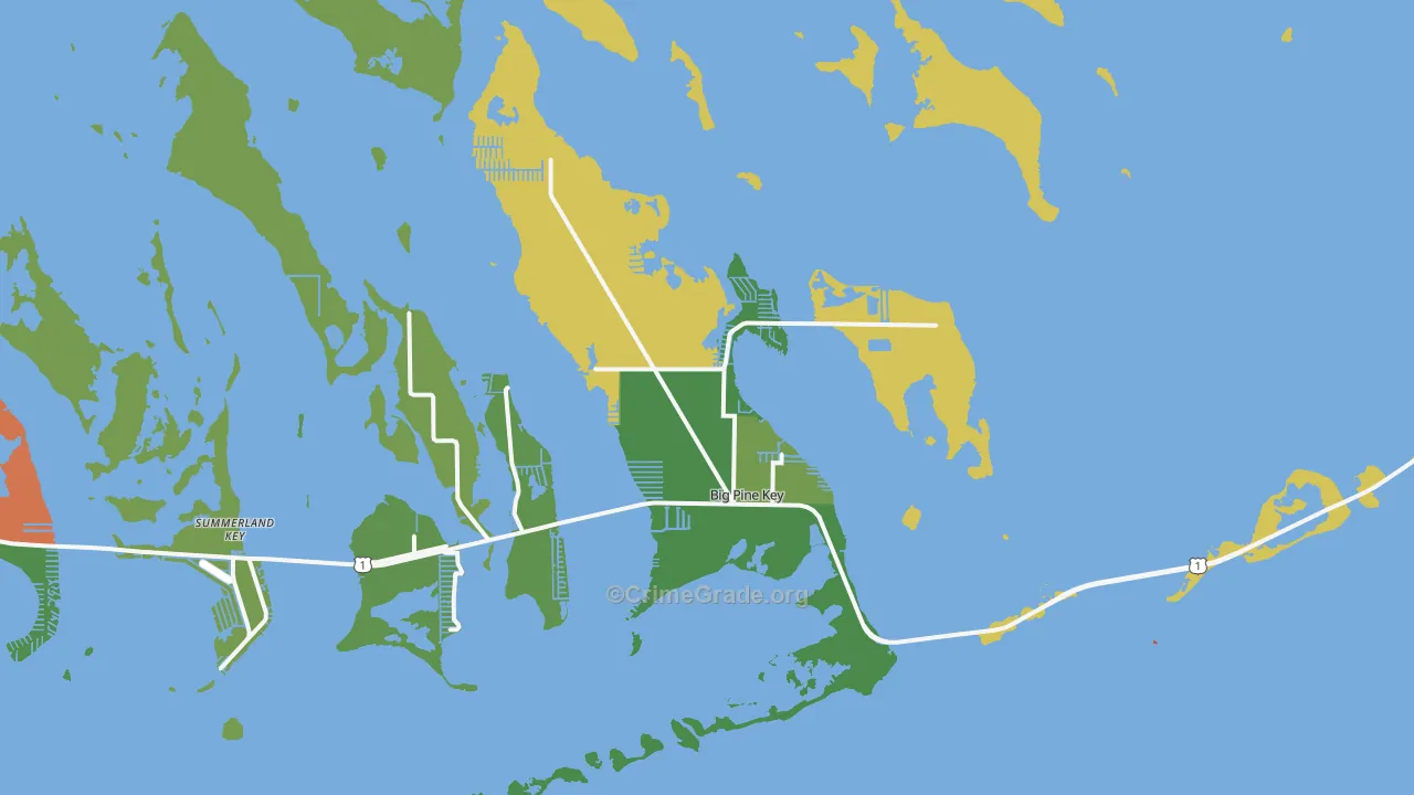 33043, FL Map of Theft Rates