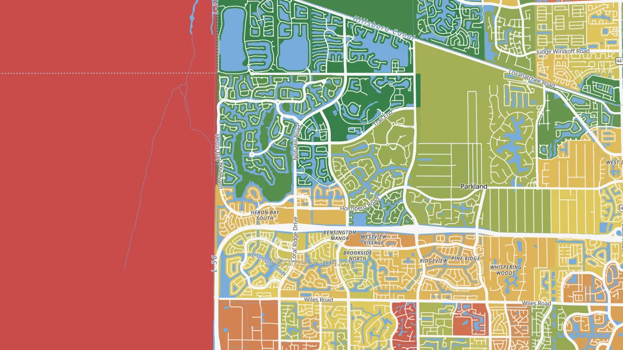 33076, FL Map of Theft Rates