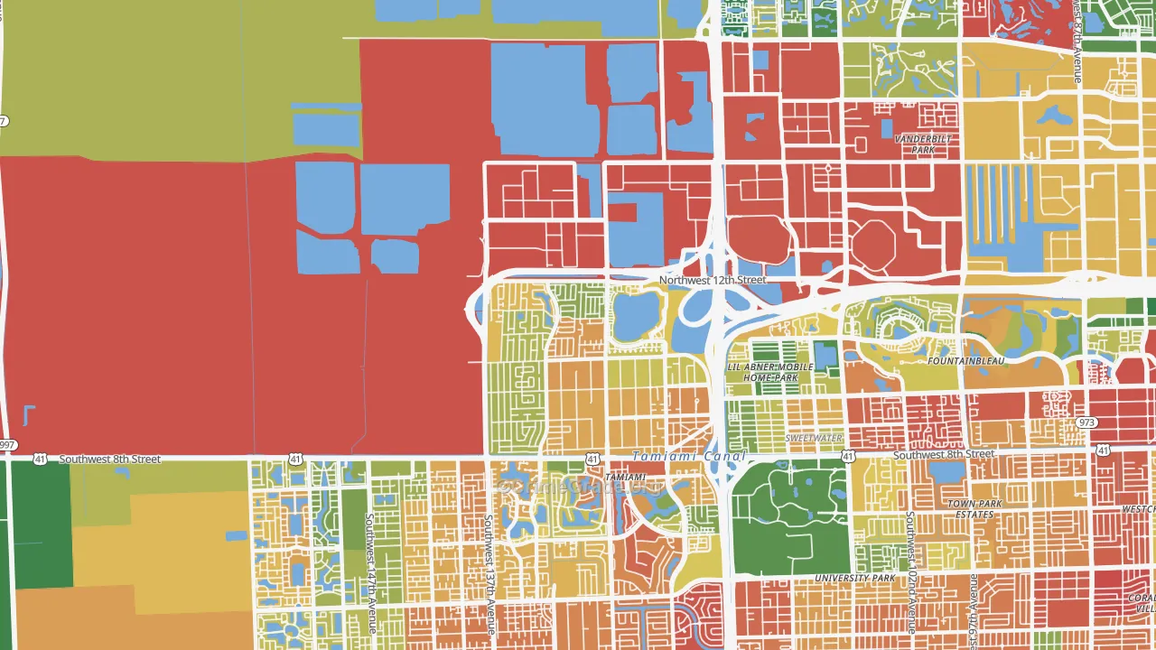 33182, FL Map of Theft Rates
