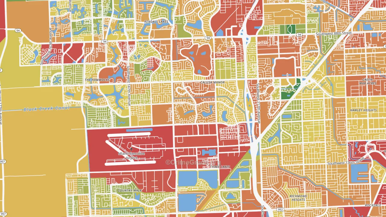 33186, FL Map of Theft Rates