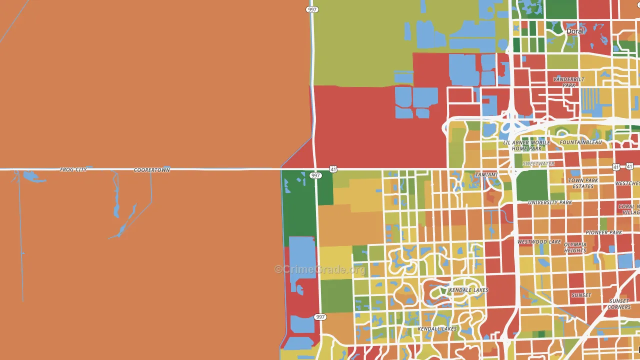33194, FL Map of Theft Rates