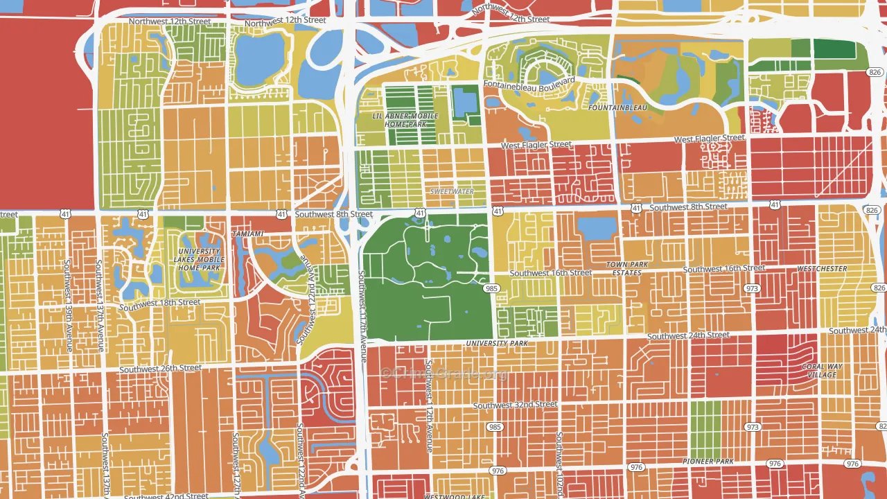 33199, FL Map of Theft Rates