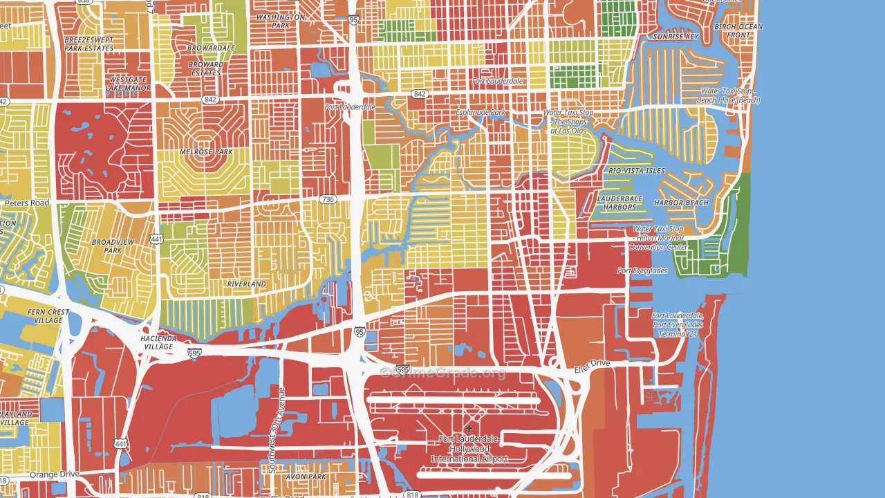 33315, FL Map of Theft Rates