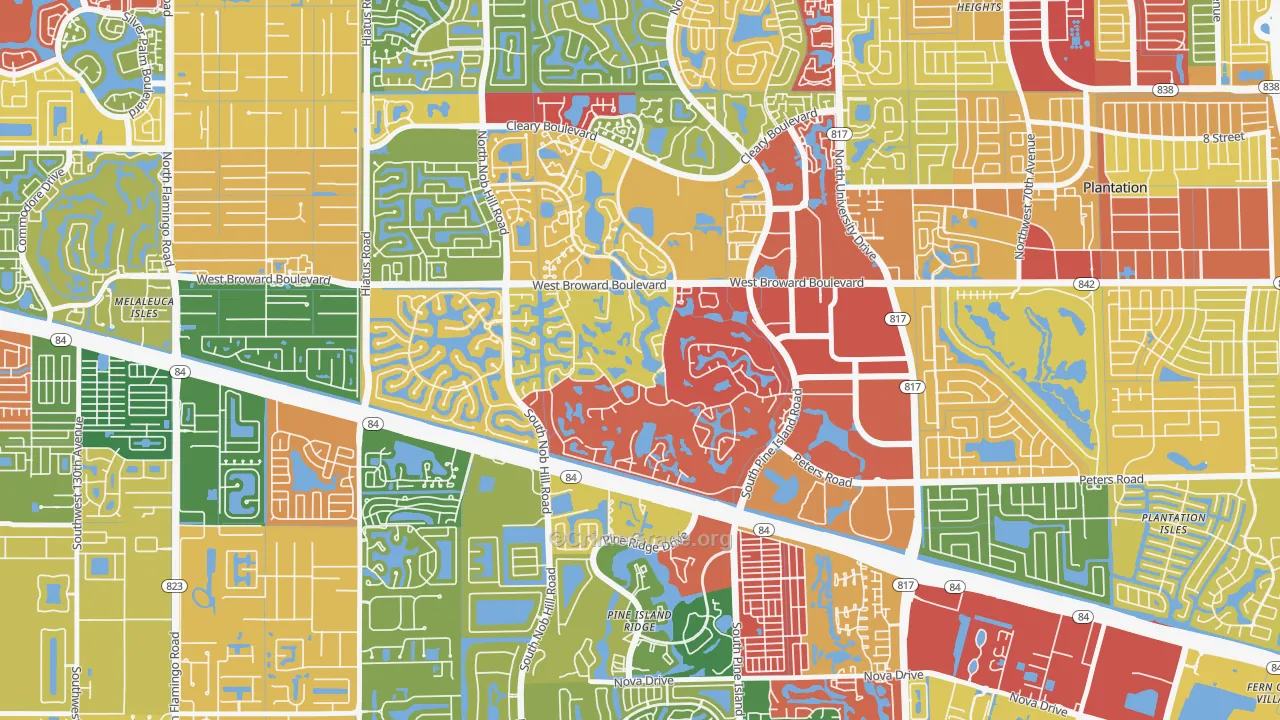 33324, FL Map of Theft Rates