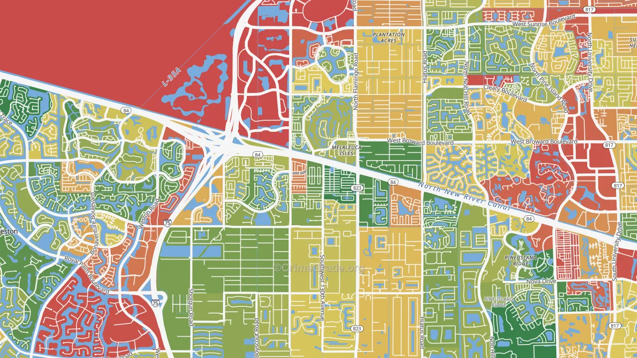 33325, FL Map of Theft Rates