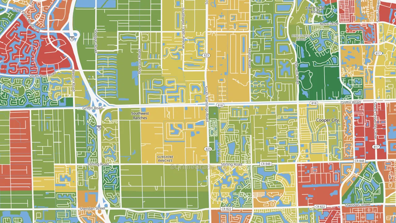 33330, FL Map of Theft Rates
