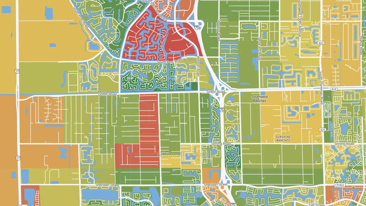 33331, FL Map of Theft Rates