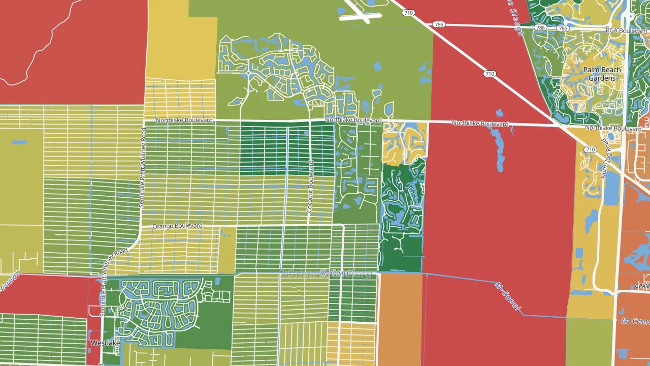 33412, FL Map of Theft Rates