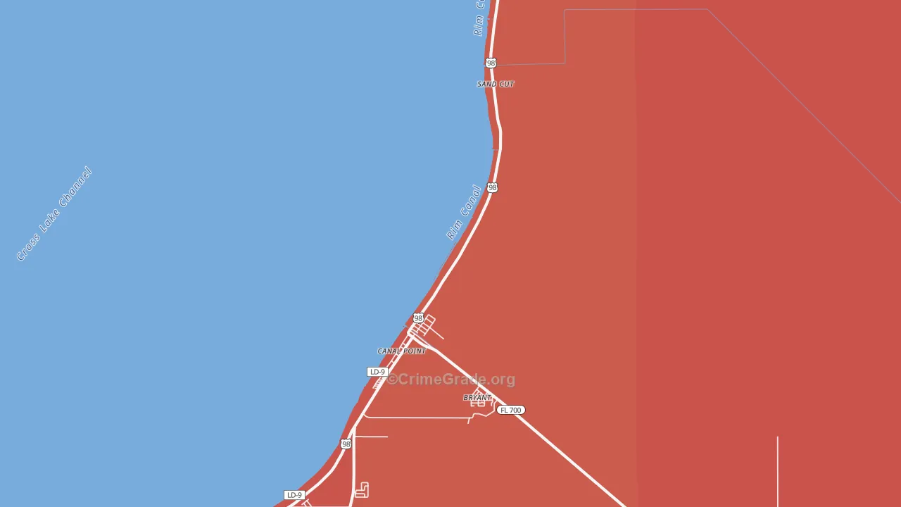 33438, FL Map of Theft Rates