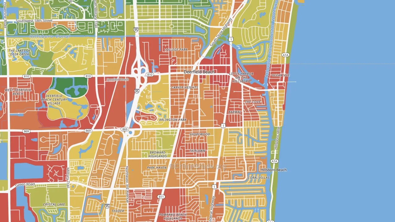 33441, FL Map of Theft Rates