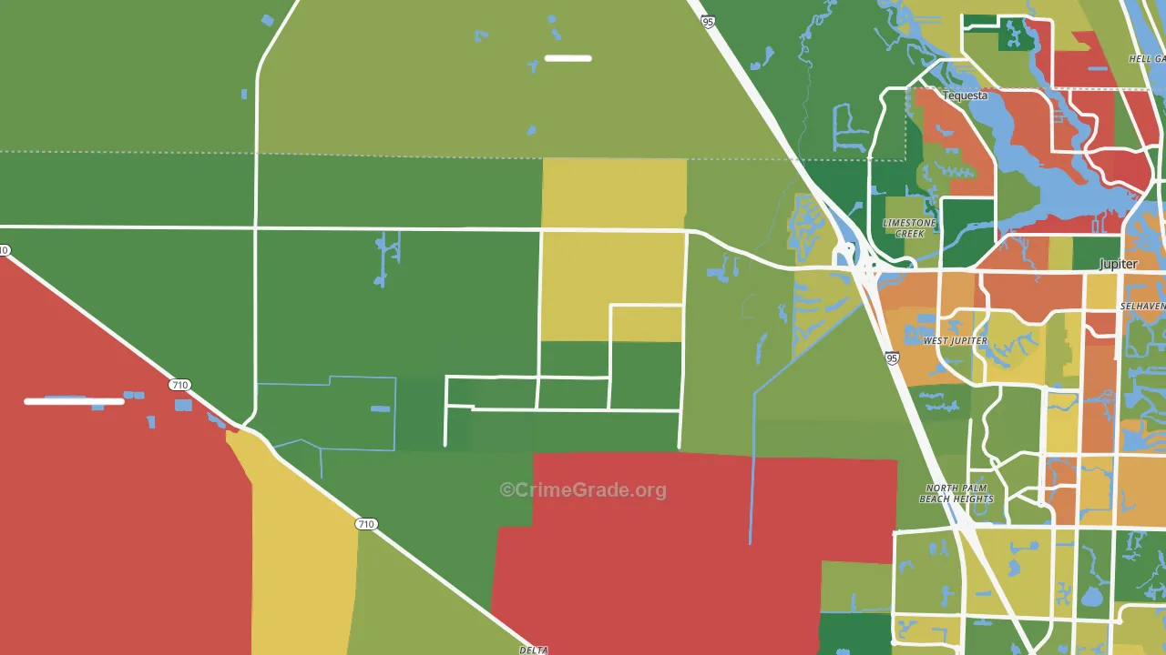 33478, FL Map of Theft Rates