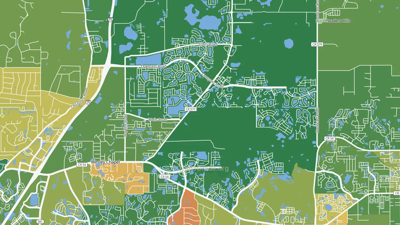 33545, FL Map of Theft Rates