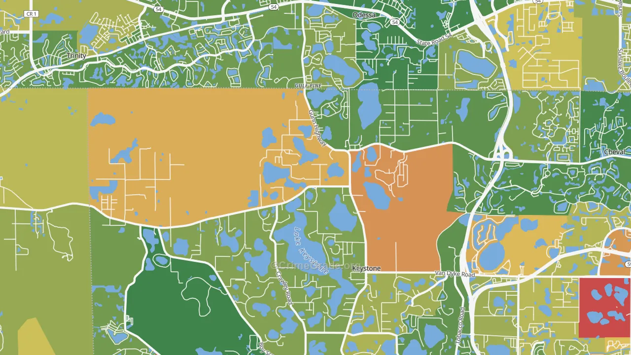 33556, FL Map of Theft Rates
